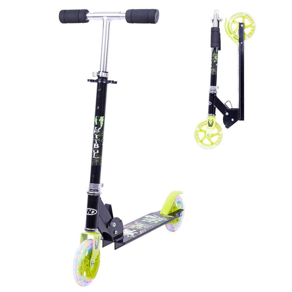 Sparkesykkel WORKER PitBul Pro LED med Light-Up hjul