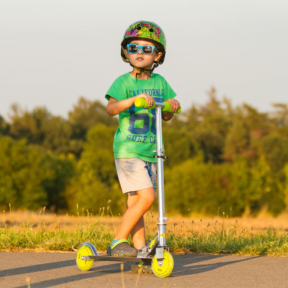 Sparkesykkel WORKER Racer Urban Boy LED-hjul