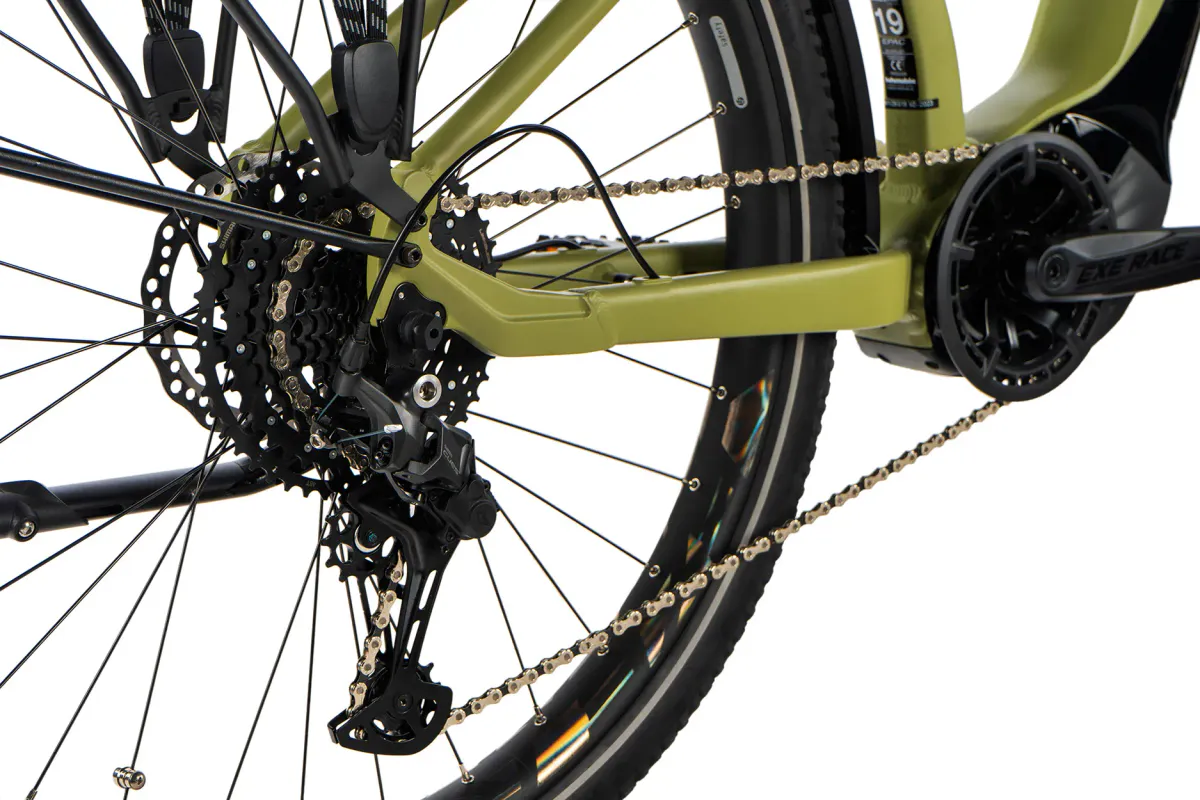 Leader Fox DIXON 29 elsykkel 150 km - Army Grønn