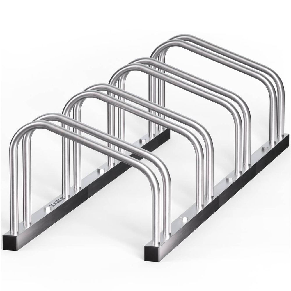 Sykkelstativ for 4 stk - 120x32x27cm