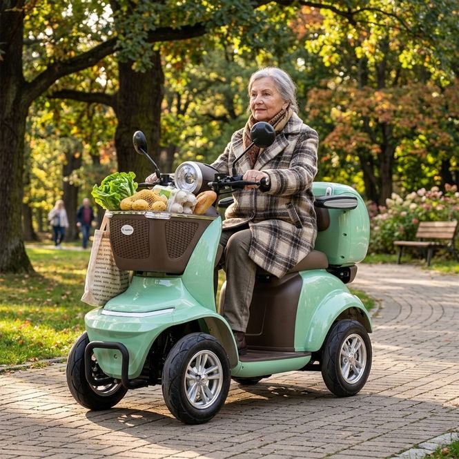 Hovedbilde Elektrisk Firehjuls Scooter inSPORTline Lubica II ...