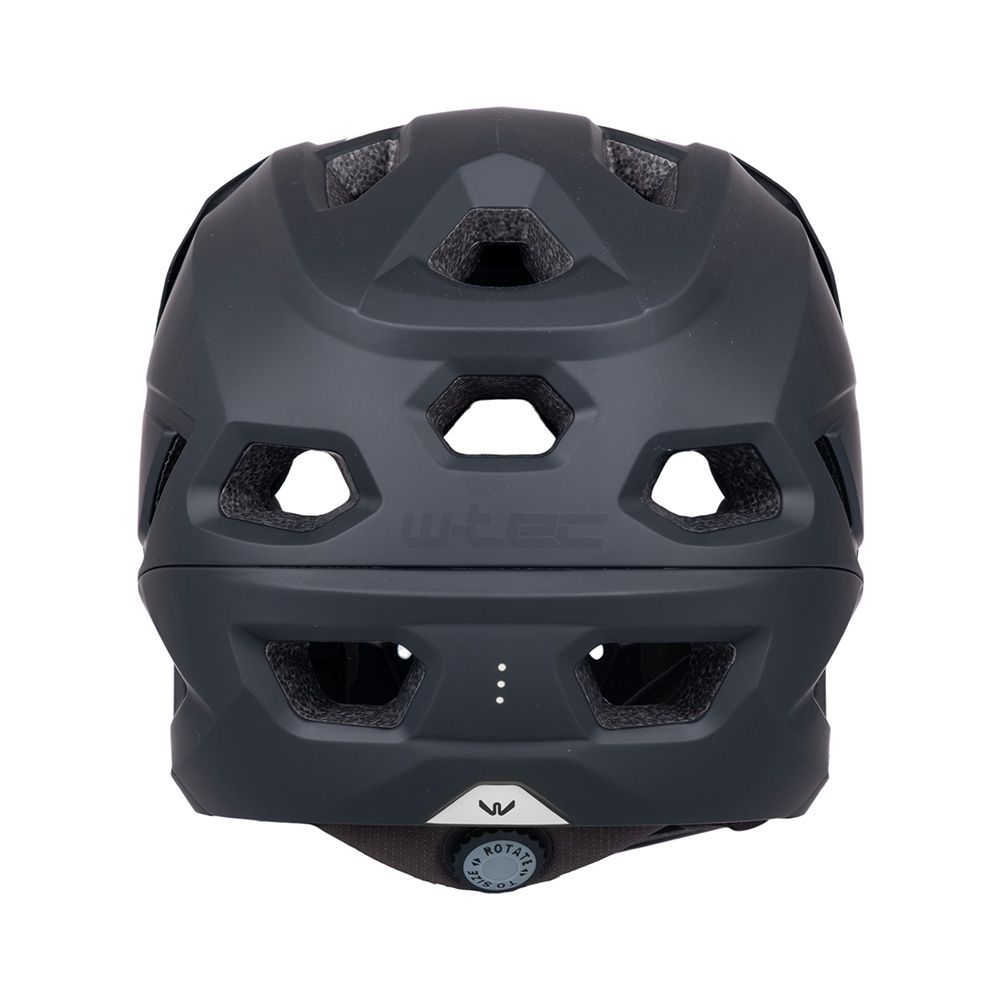 Downhillhjelm W-TEC Calheto Sort sølv | Lett Fullface hjelm