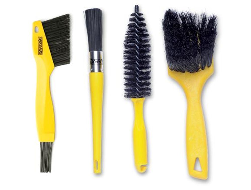 Pedro's Brush Kit - 4 Børster for Sykkelvedlikehold