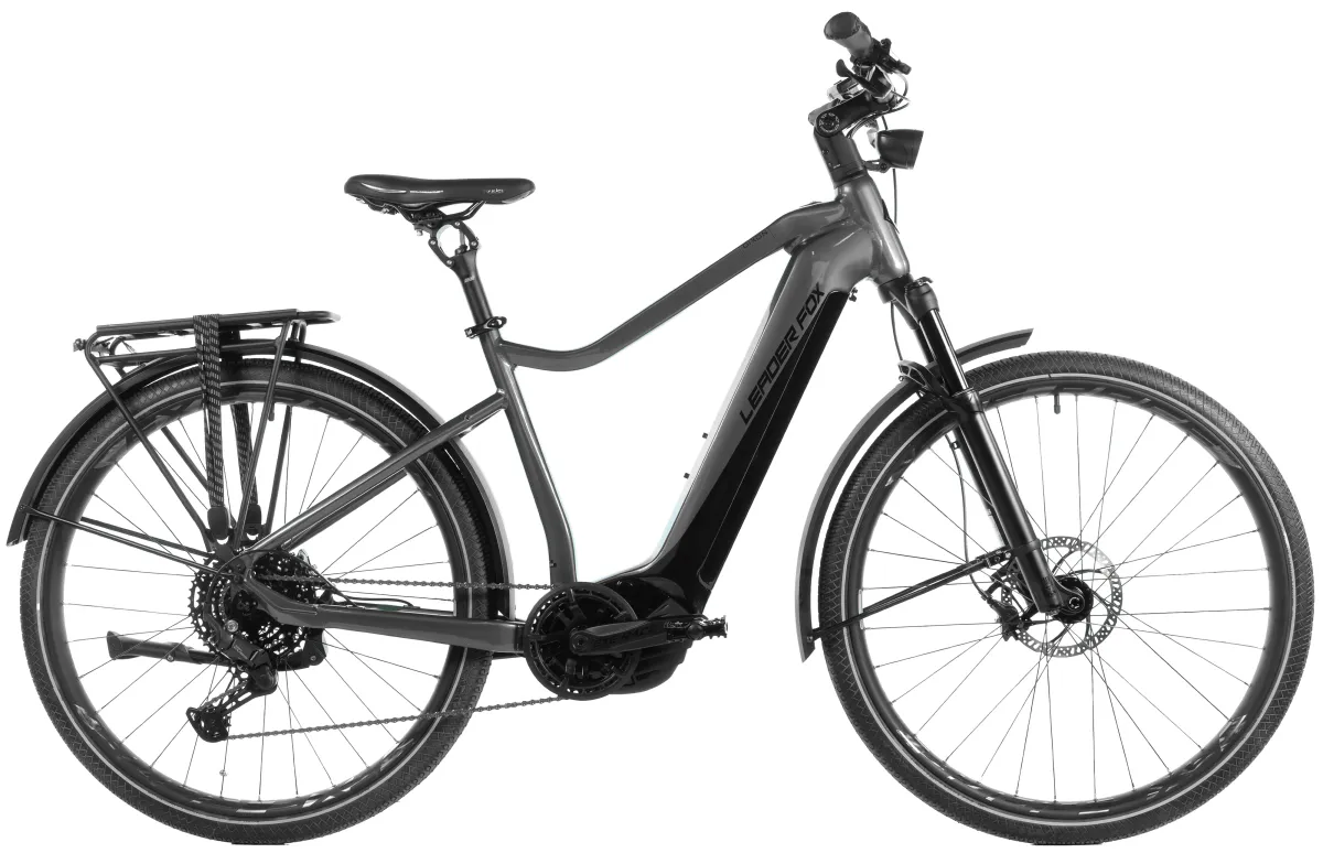Leader Fox DIXON 29 elsykkel 150 km - Grå