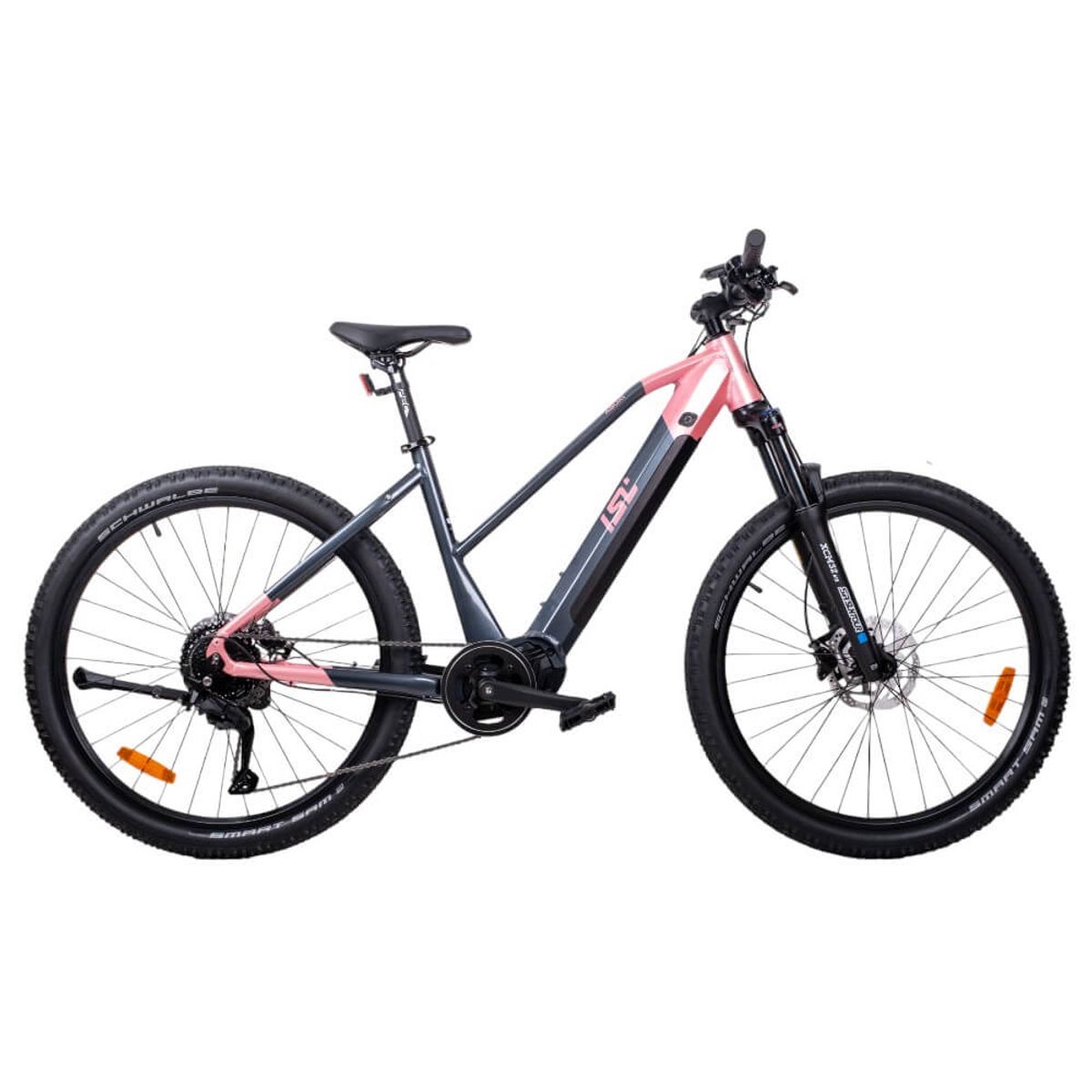 Dame Mountain E-Bike inSPORTline Asuki 630 Wh marine rose