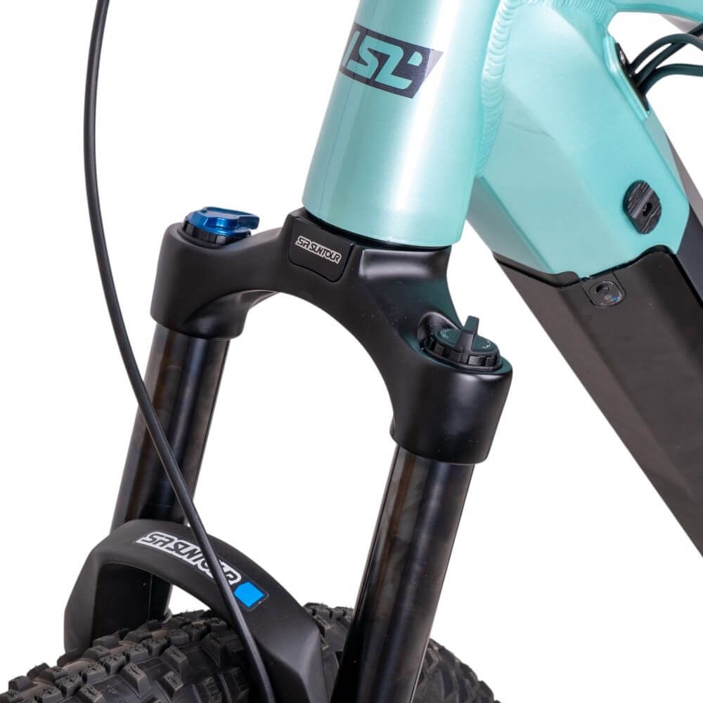 Dame Mountain E-Bike inSPORTline Asuki 630 Wh marine rose
