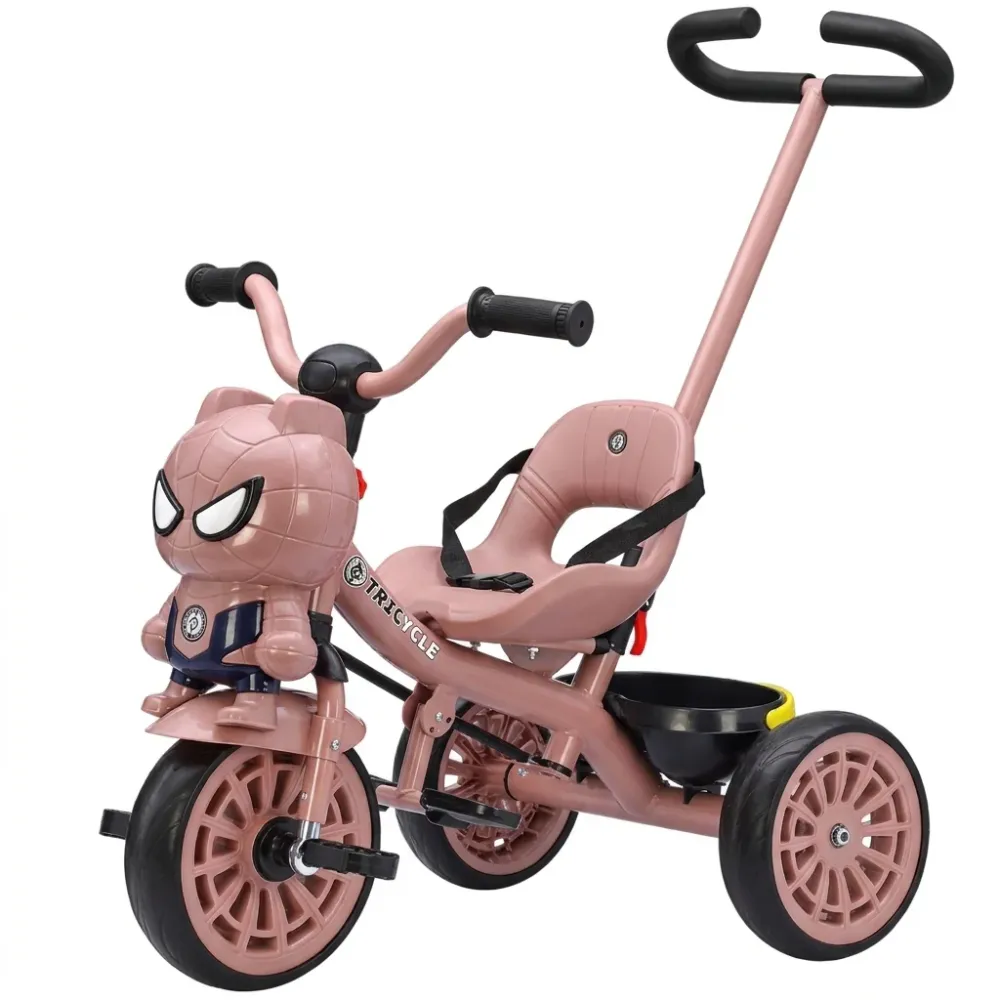 Spider 3-i-1 trehjulssykkel for barn - fargevalg
