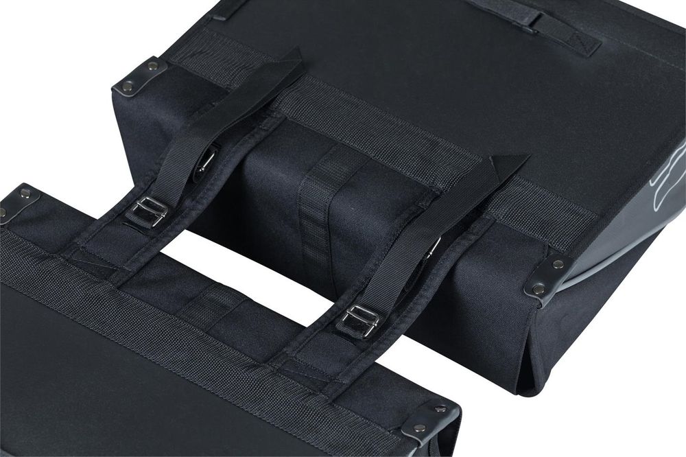 Basil Forte Dobbel Sideveske Sett Sort 35L