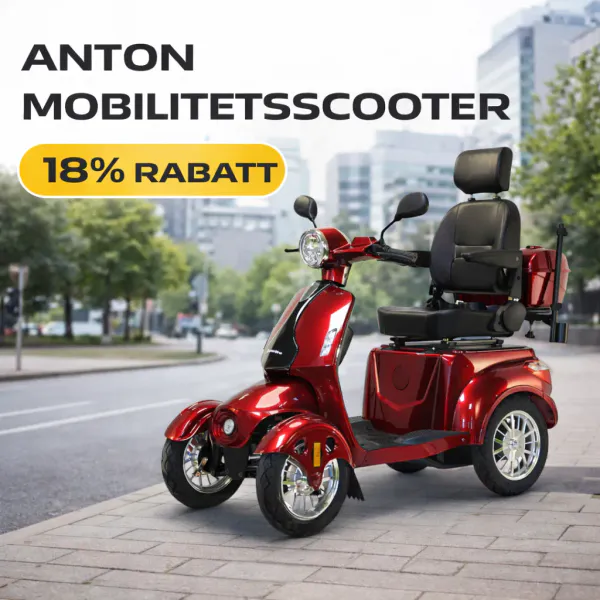 elektrisk scooter tre hjul marica