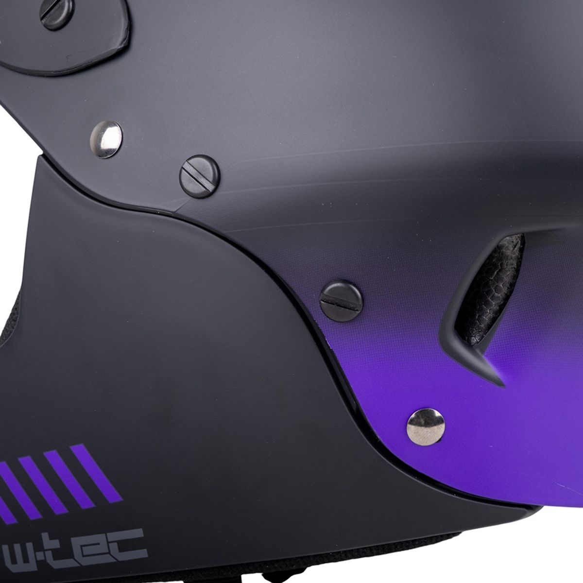Downhill Helmet W-TEC Campanero Noir Violet