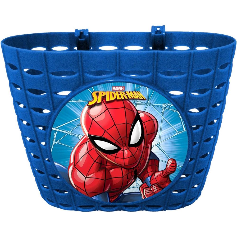Spiderman sykkelkurv for barn