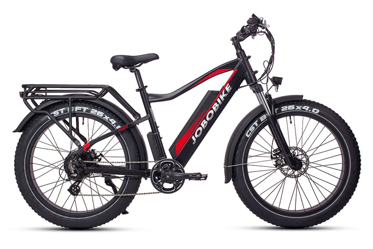 JOBOBIKE Robin PRO elsykkel fatbike 250W - 180km