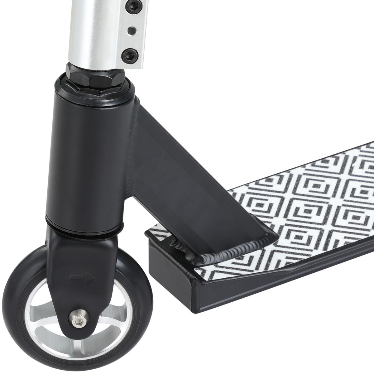 Stuntscooter Tundra Premium sparkesykkel svart/hvit